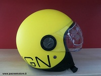 AL HELMETS CASCO DEMI-JET MOD.101 GIALLO/NERO