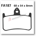 EBC PASTIGLIE FRENO FA187HH