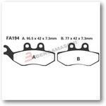EBC PASTIGLIE FRENO FA194