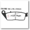 EBC PASTIGLIE FRENO FA196HH