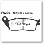 EBC PASTIGLIE FRENO FA226HH