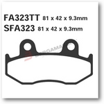 EBC PASTIGLIE FRENO FA323HH