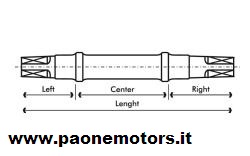 VP COMPONENTS PERNO QUADRO 35.54.39 C/BU