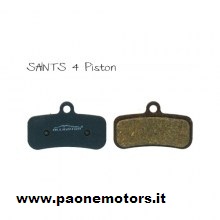 ALLIGATOR COPPIA PASTIGLIE X SHIMANO SAINTS 4 PISTONI