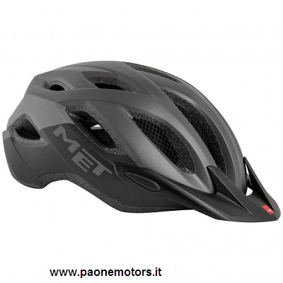 MET CASCO CROSSOVER GRIGIO NERO