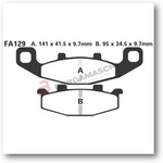 EBC PASTIGLIE FRENO FA129