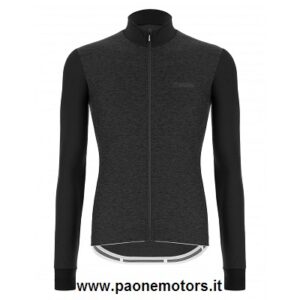 SANTINI MAGLIA TERMICA COLORE PURO NERO