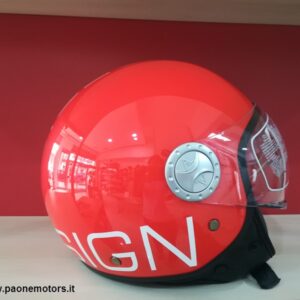 AL HELMETS CASCO DEMI-JET MOD.101 ROSSO
