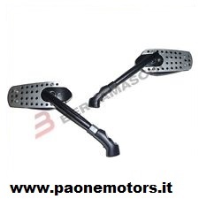 BKR COPPIA SPECCHI ARGENTO BRACCIO NERO